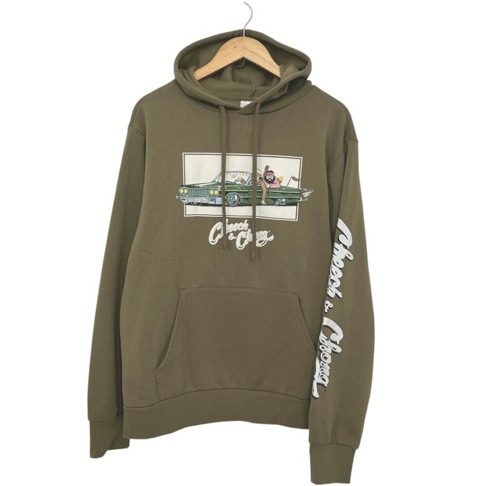 NWOT Cheech & Chong Low Rider Car Hoodie Sweatshirt Medium